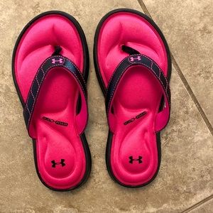 Under Armour flip flops